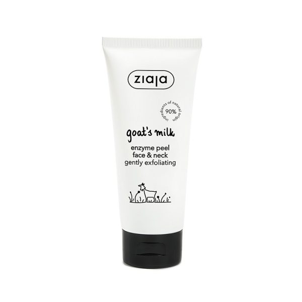 Peeling enzimático para rostro y cuello con leche de cabra