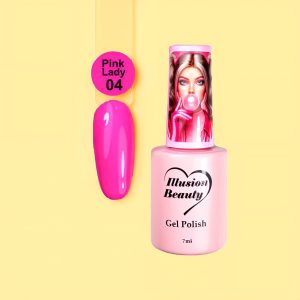 Esmalte semipermanente 04 Pink Lady Illusion Beauty 7ml
