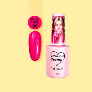 Esmalte semipermanente 06 Pink Lady Illusion Beauty 7ml